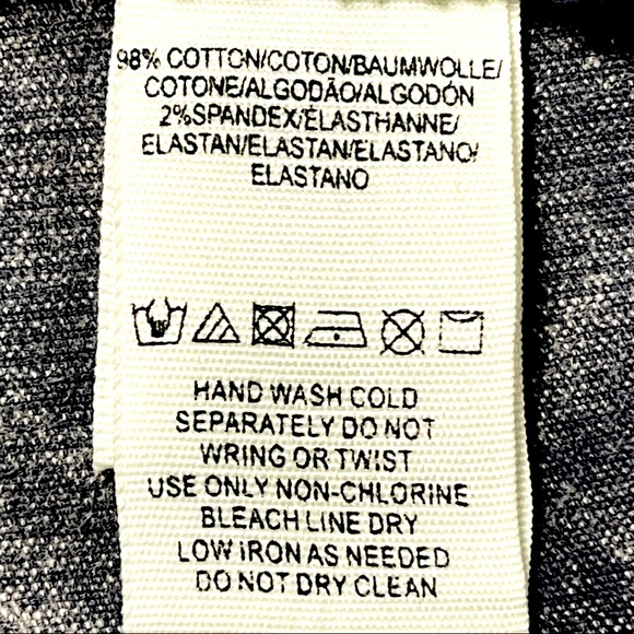 Free People size w28 grey & white/hints of blue, low rise corduroy skinny pants - Picture 10 of 15